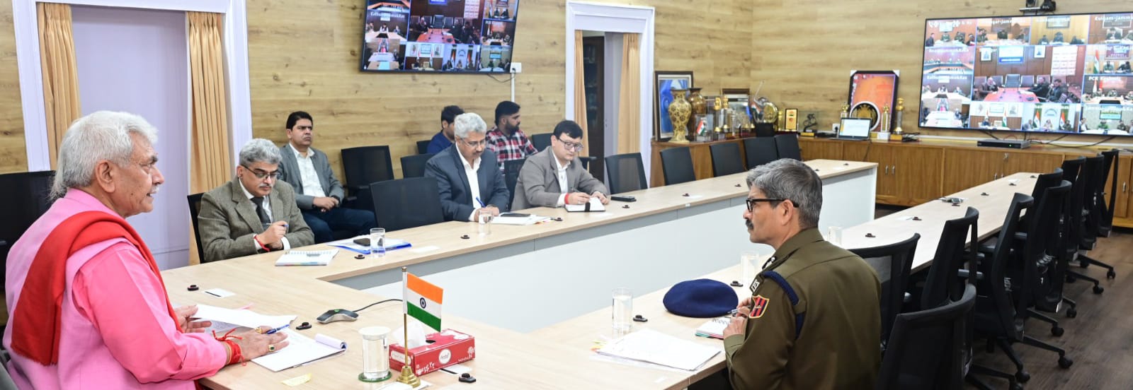 'Lt Governor reviews progress of Viksit Bharat Sankalp Yatra, recruitment to various posts and institutionalised outreach programmes across the UT'